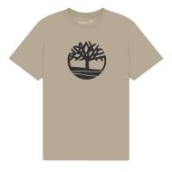 T-Shirt Beige Homme Timberland Sleeve 1 vue 2