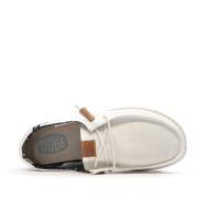 Chaussures Blanches Femme Hey Dude Wendy Washed vue 5
