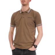 Polo Marron Homme Teddy Smith Pasian pas cher