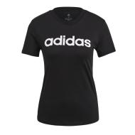 T-shirt Noir Femme Adidas Lin GL0769 pas cher