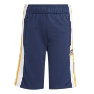 Short Marine/Blanc/Jaune Garçon Adidas IN2118 pas cher