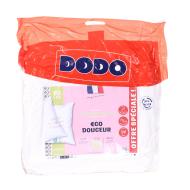 X2 Oreillers Blanc Dodo Oreillers Moelleux 60x60 cm