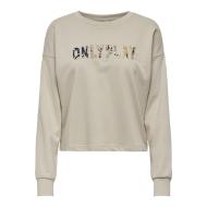 Sweat Beige Femme ONLY PLAY Mix Box pas cher