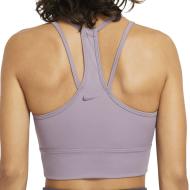 Brassière Mauve Femme Nike Crop Lacing vue 2