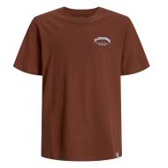T-Shirt Marron Garçon Jack & Jones Whtiley