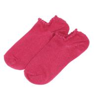 X1 Paire de Chaussette Rose Femme Pieces Glitter Sneaker