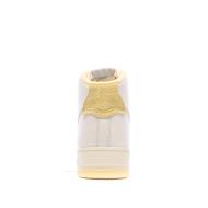 Baskets Blanches/Jaune Femme Nike Air Force 1 Sculpt vue 3