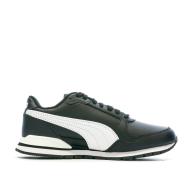 Baskets Noires/Blanches Garçon Puma St Runner V3 vue 2