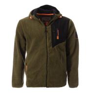 Polaire Zippé Kaki Homme Geographical Norway Tenergie pas cher