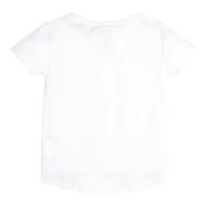 T-shirt Blanc fleurs Fille Guess vue 2