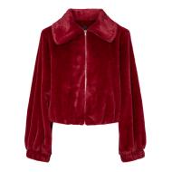 Veste Rouge Femme Pieces Frances pas cher