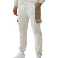 Jogging Beige/Marron Homme Project X Paris Bicolore pas cher
