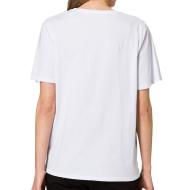 T-shirt Blanc Femme Teddy Smith Palmy vue 2