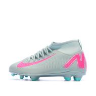 Chaussures de football Turquoise/Rose Garçon Nike Jp Superfly 10 Club pas cher