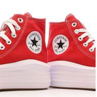 Baskets Rouges Femme Converse Chuck Taylor All Star Move A09073C vue 7