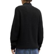 Pull Noir Homme Jack & Jones Kaito vue 2