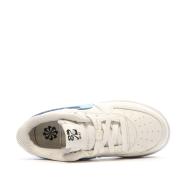 Baskets Blanche/Bleu Garçon Nike Force 1 vue 4