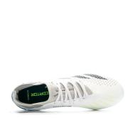 Chaussures de foot Blanc/Vert Homme Predator Accuracy.3 FG vue 4