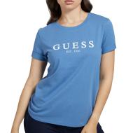 T-shirt Bleu Femme Guess 1981
