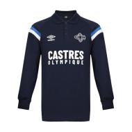 Polo Manches Longues Marine Homme Umbro Fan pas cher