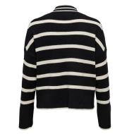 Pull Noir/Beige Femme Only Libi vue 3
