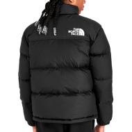 Doudoune Noire Garçon The North Face Teen 96 Nuptse vue 2