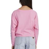 T-shirt Manches Longues Rose Fille Roxy All You Never vue 2