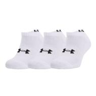 X3 Paires de Chaussettes Blanches Homme Under Armour Core No Show pas cher