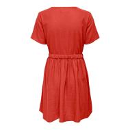 Robe Rouge Femme JDY Say vue 2