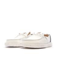 Chaussures Blanches Femme Hey Dude Wendy Washed vue 3