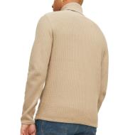 Pull Écru Homme Jack & Jones Blucarlos vue 2