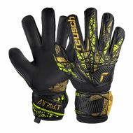 Gants de gardien Noir/Jaune Homme Reusch Attrakt Infinity pas cher