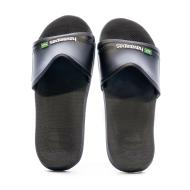 Claquettes Noir Homme Havaianas Slide Brasil vue 3