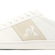 Baskets Blanches/Beige Femme Le Coq Sportif Court Classic Premium Optical vue 7