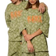 T-Shirt Vert Mixte Kaporal VOLA pas cher