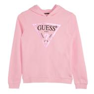 Sweat à capuche Rose Fille Guess