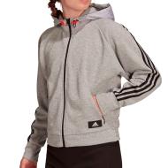 Veste Grise Femme Adidas H51180 pas cher