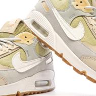 Baskets Bleu/Vert/Rose Femme Nike Air Max 90 Futura vue 7