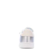 Baskets Blanche Argent/Blanc Fille Kappa Logo Alpha 2V vue 3