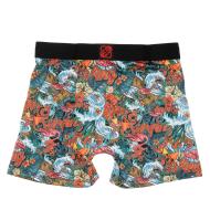 Boxer Noir/Rouge à Imprimés Homme Freegun Sur vue 2