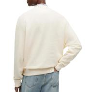 Sweat Ecru Homme Tommy Hilfiger Washed vue 2