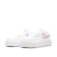 Baskets Blanche/Rouges Garçon Nike Air Force 1 vue 6