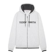 Sweat à capuche Zippé Blanc Homme Teddy Smith Giclass Hoody