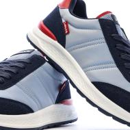 Baskets Bleu/Marine Homme Levi's Logan vue 7