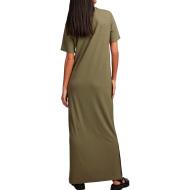 Robe Verte Femme Pieces Ellen vue 2