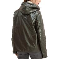 Veste Imperméable Kaki Femme Laura Jo Mi-saison Court vue 2
