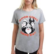 T-Shirt Gris Femme Disney Goodgirls Gone Bad pas cher