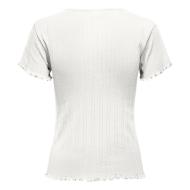 T-shirt Blanc Femme JDY Salsa Life vue 2