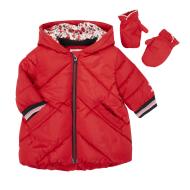 Parka Rouge Bébé/Fille Catimini CR42013 pas cher