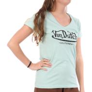 T-Shirt Bleu Homme Von Dutch LVE pas cher